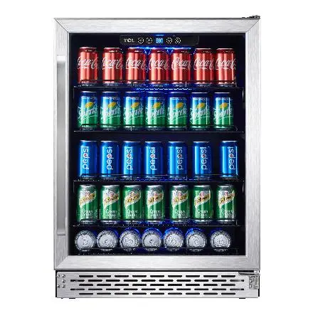 Tcl B521F 24-Inch Freestanding Beverage Chiller – 161-Can Capacity 1