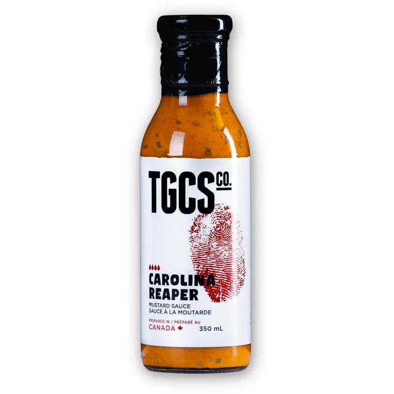 The Great Canadian Sauce Co. Carolina Reaper Hot Mustard Sauce 1