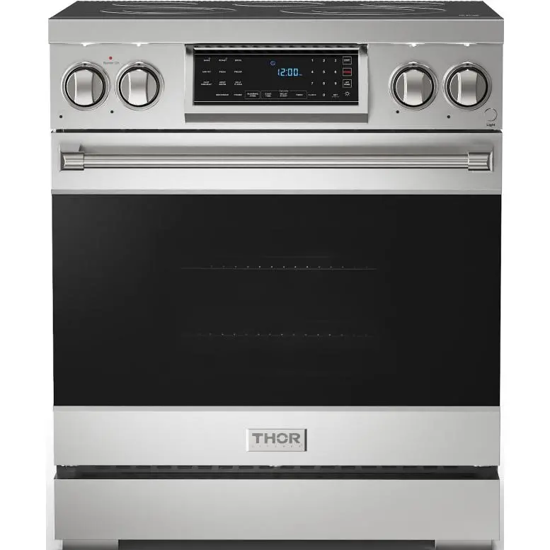 Thor Kitchen 30-Inch Freestanding Electric Range With Tilt-Panel Design (Rse30) 1