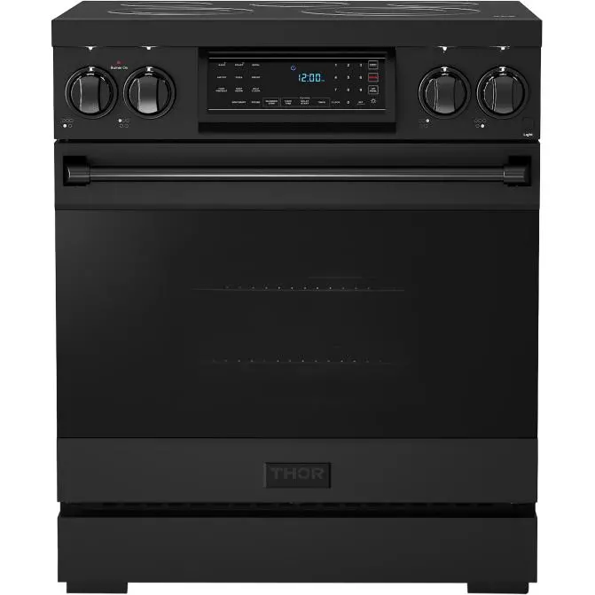 Thor Kitchen 30-Inch Stainless Steel Freestanding Electric Range With Tilt Panel (Rse30B) 1
