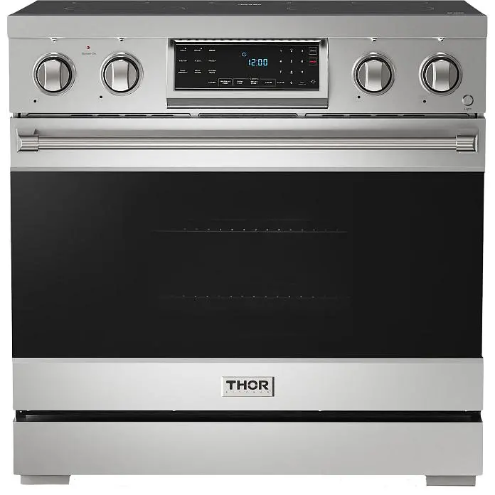 Thor Kitchen 36-Inch Freestanding Electric Range With Tilt-Panel Display (Rse36) 1