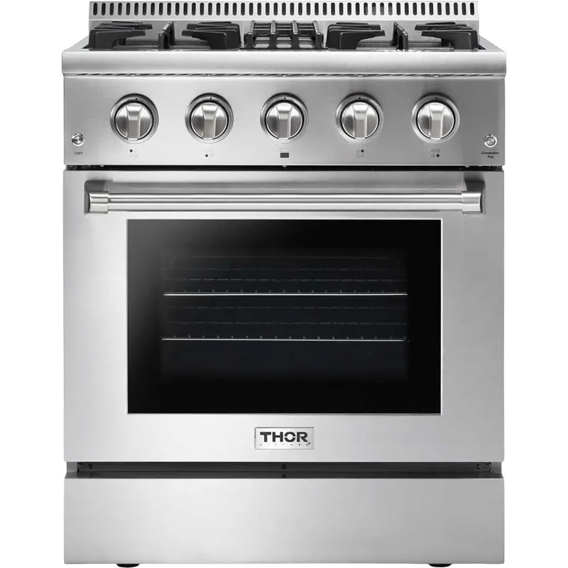 Thor Kitchen Hrd3088U 30-Inch Slide-In Dual-Fuel Range 1
