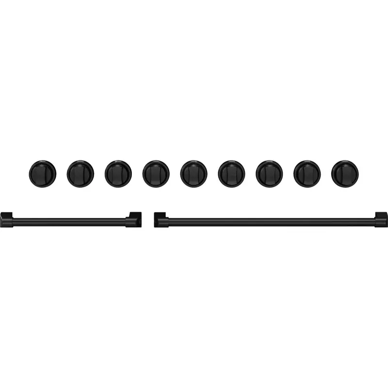 Thor Kitchen Matte Black Knobs & Handles Kit – 48-Inch Range Grip Style (Cka-Rg48-Blk) 1