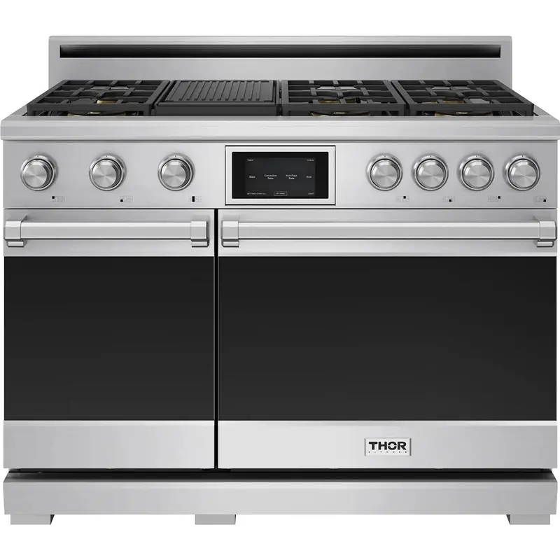 Thor Kitchen Xrg48E 48-Inch Freestanding Dual-Fuel Range 1