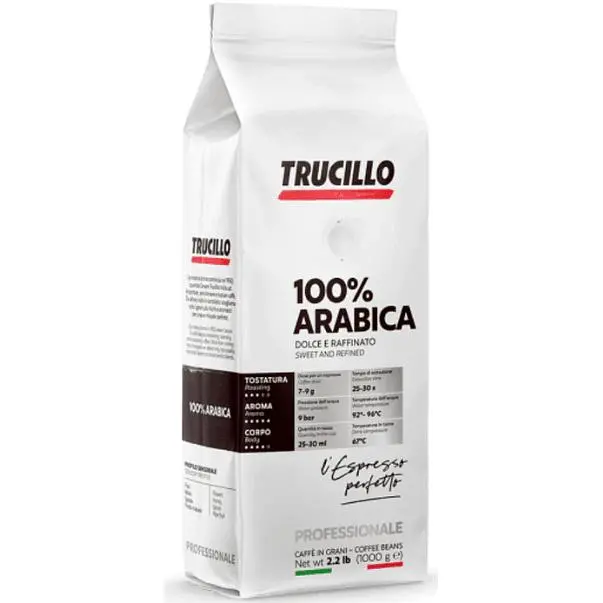 Trucillo T01-Arab1000 1 Kg 100% Arabica Espresso Beans 1