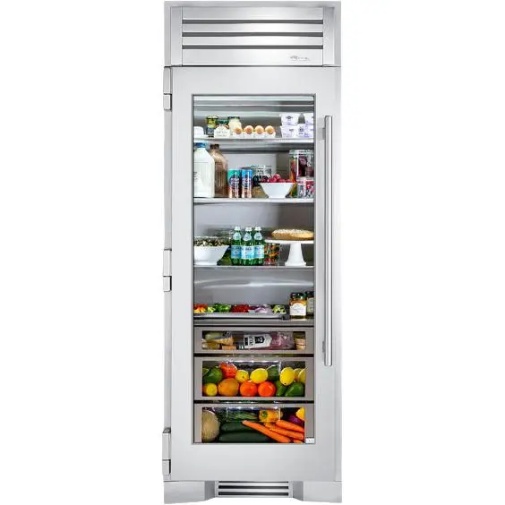 True Caliber 30-Inch All-Refrigerator – 20.3 Cu. Ft., Left-Hinge, Smudge-Resistant Glass 1