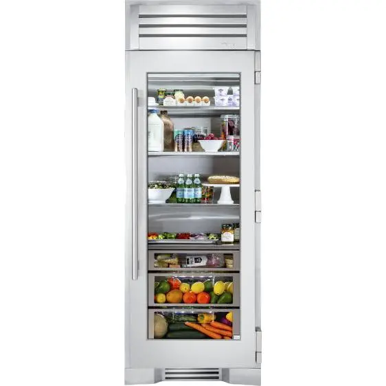 True Caliber 30-Inch All-Refrigerator – 20.3 Cu. Ft., Right-Hinge, Smudge-Resistant Glass 1