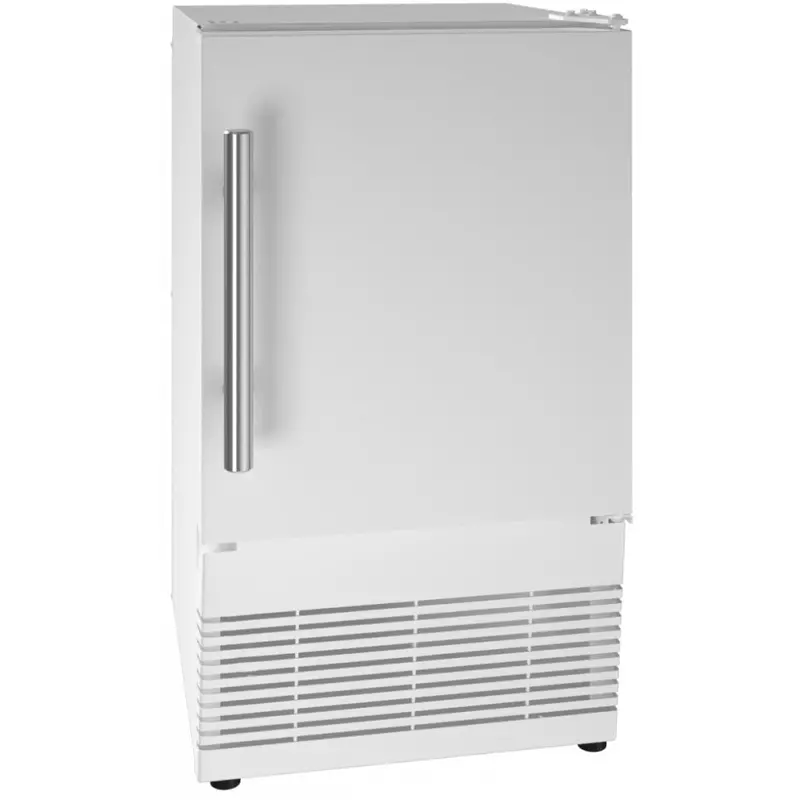 U-Line 14-Inch Crescent Ice Machine – White Stainless (Uacr014-Ws01A) 1