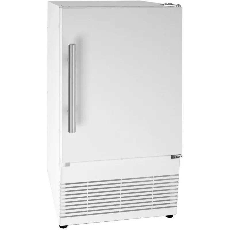 U-Line 15-Inch Crescent Ice Maker – White Stainless (Uacr015-Ws01A) 1