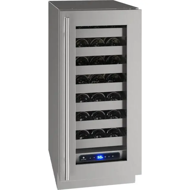 U-Line Captain 2.9 Cu. Ft. Freestanding Wine Refrigerator – 28-Bottle, Matte Silver (Uhwc515-Sg01A) 1