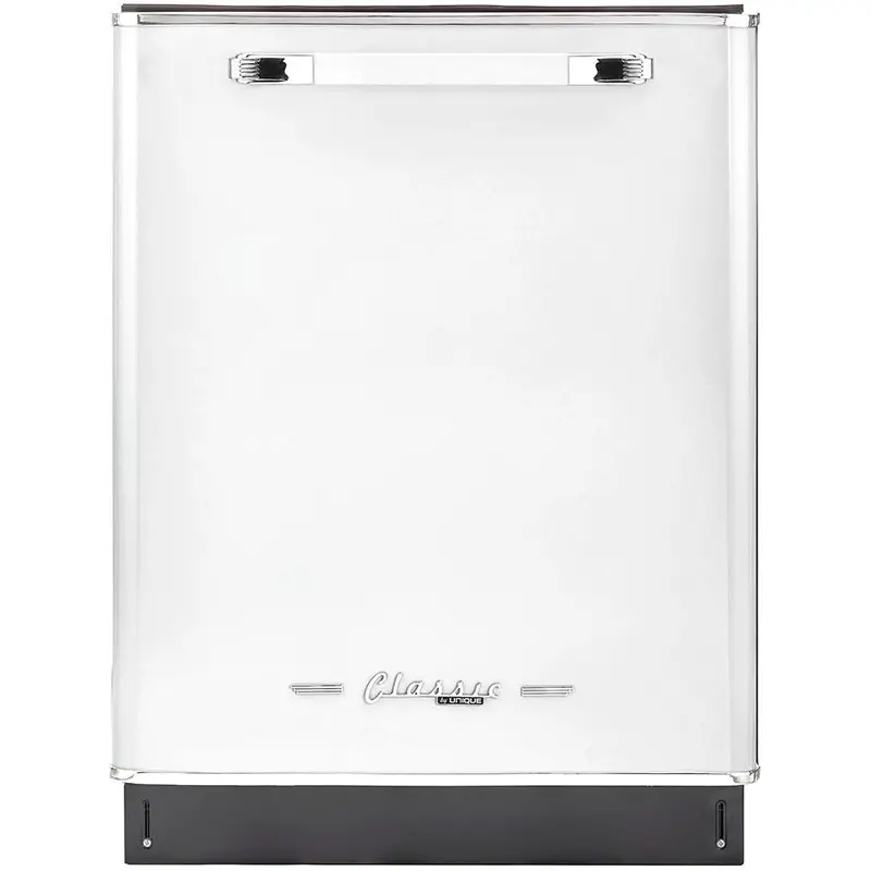 Unique Appliances Ugp-24Cr Classic Retro Built-In Dishwasher In Titanium 1