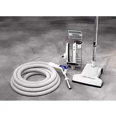 Vacuflo 35-Foot Turboteam Deluxe Air-Driven Central Vacuum Kit 1