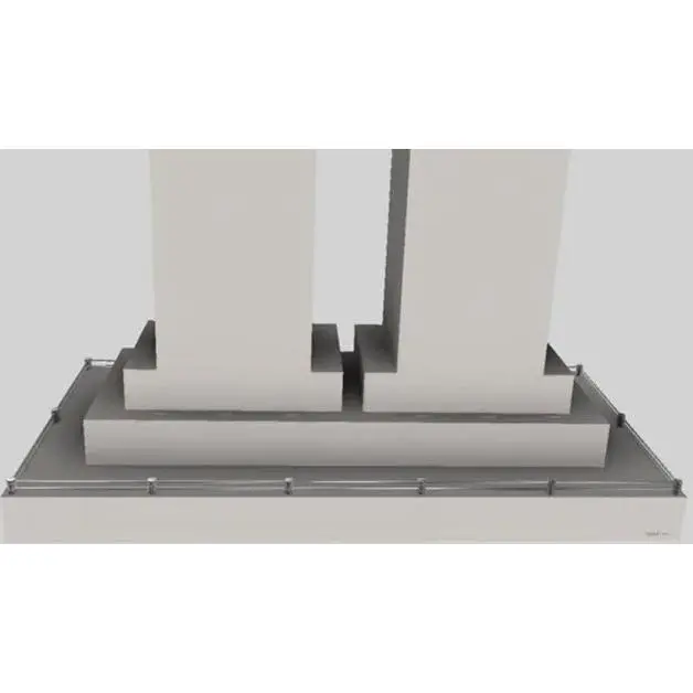 Vent-A-Hood 66-Inch Island-Mount Ceiling Range Hood Cilh9-2+266Ss 1