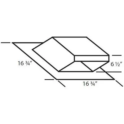 Vent-A-Hood Vp541 Ventilation Cap And Louver Collar Accessory 1