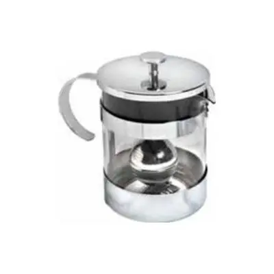 Vev Vigano Londra 10-Cup Tea Maker – Heat-Retentive Glass & Stainless Steel, Model 1139Lb 1