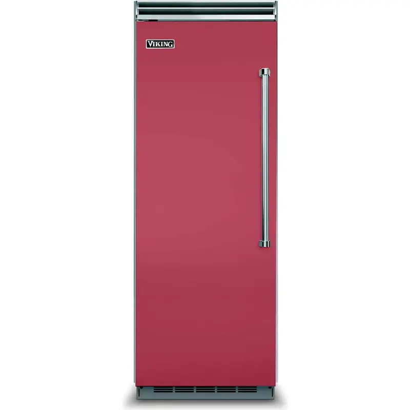 Viking 30-Inch Built-In All-Refrigerator – 17.8 Cu. Ft. With Plasmacluster Ion Air Purification (Left-Hinge, Vintage Aluminum) 1