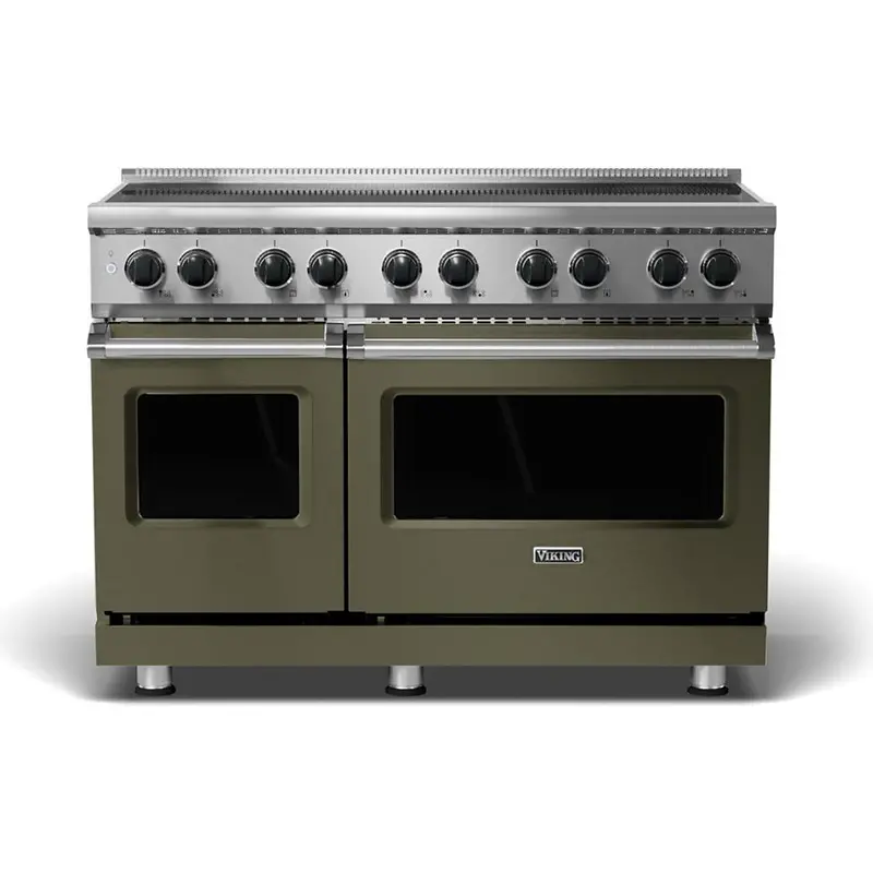 Viking 48-Inch 5 Series Induction Range – Matte Aluminum Finish (Cvir5483-6Bma) 1