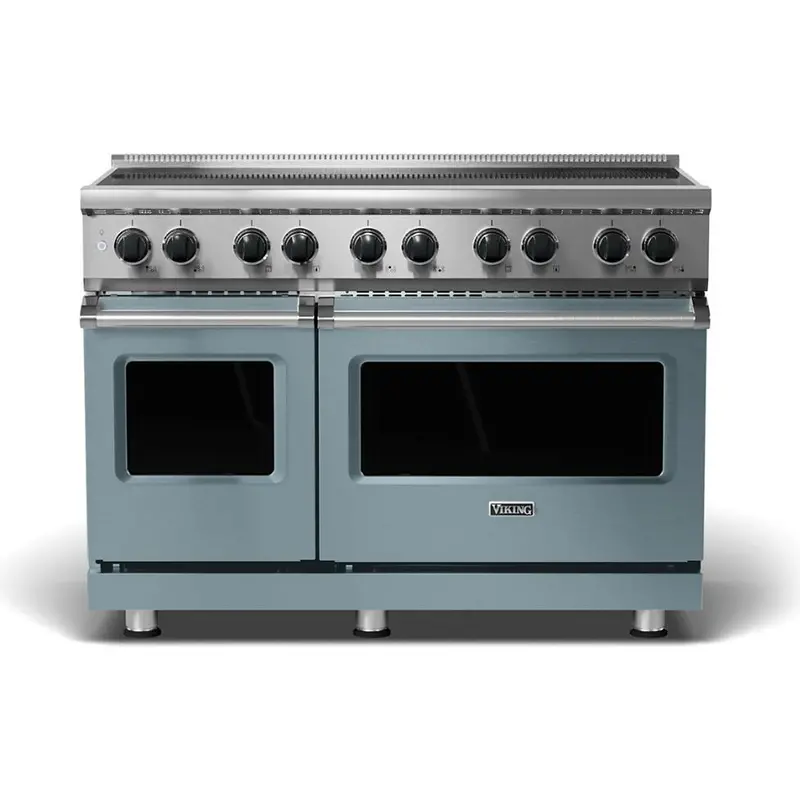 Viking 48-Inch 5 Series Induction Range – Navy Stainless Finish (Cvir5483-6Bnsbb) 1