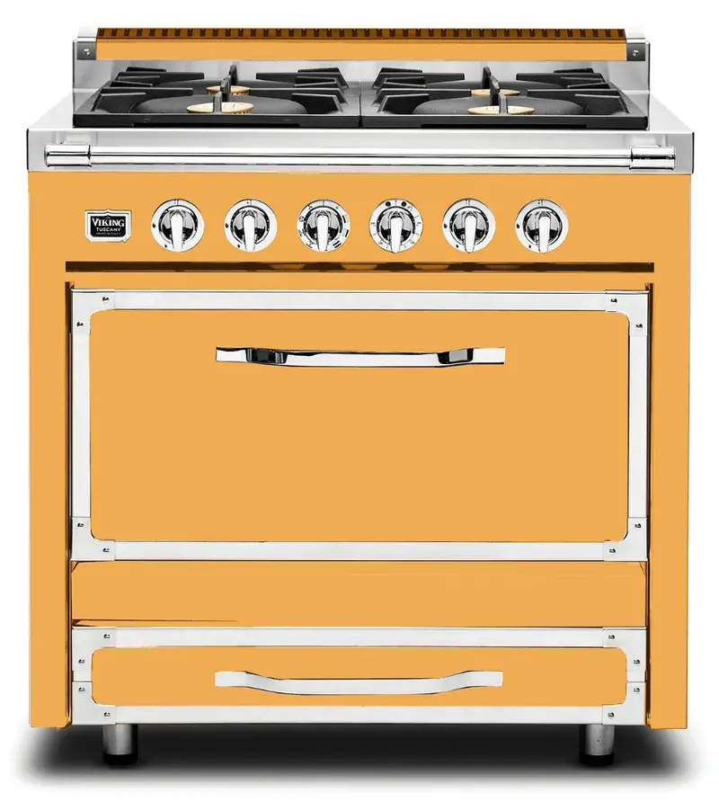 Viking Ctvdr361-4Bda 36-Inch Freestanding Dual Fuel Range – Gas Cooktop, Electric Oven 1