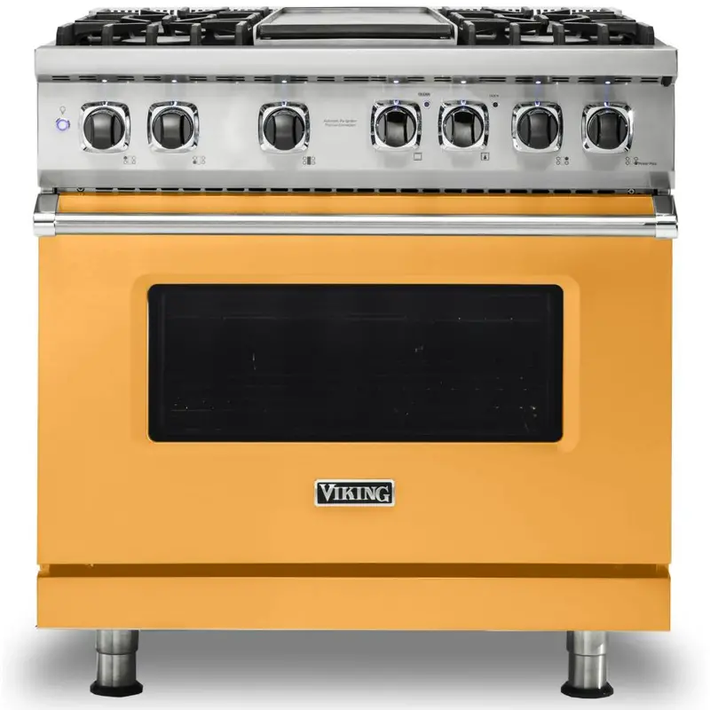 Viking Cvdr536-4Gdalp 36-Inch Freestanding Dual-Fuel Range With Vari-Speed Dual Flow™ Technology 1