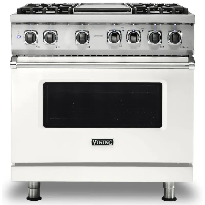 Viking Cvdr536-4Gpw 36-Inch Dual-Fuel Range Featuring Precision Vari-Speed Dual Flow™ Convection 1