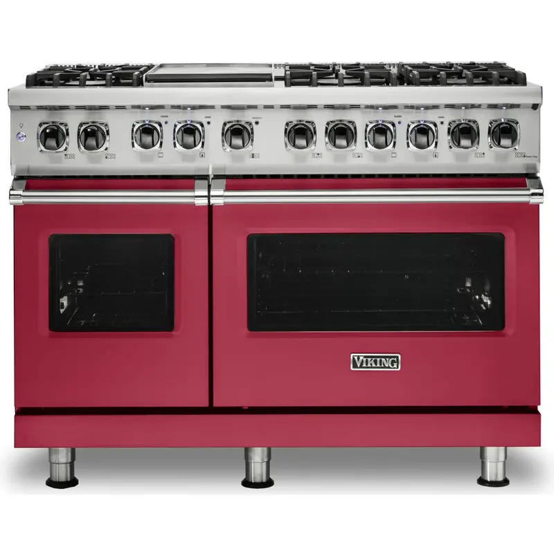 Viking Cvdr548-6Gvalp 48-Inch Dual-Fuel Range With Truconvec™ Convection And Extra-Wide Cooking Surface 1