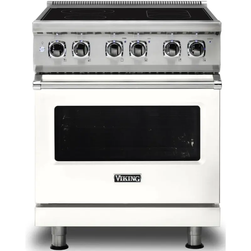 Viking Cver5301-4Bpw 30-Inch Freestanding Electric Range Featuring Softlit™ Led Lighting 1