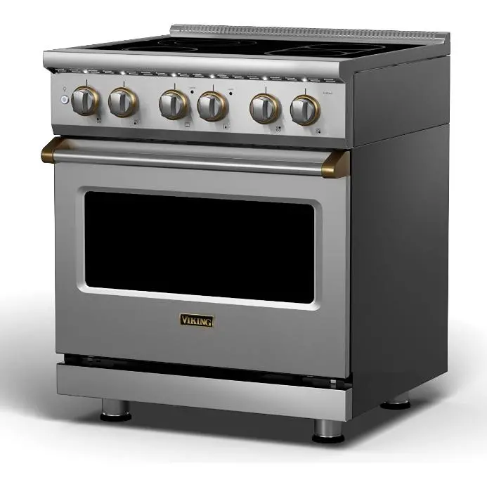 Viking Cver5301-4Bssbb 30-Inch Freestanding Electric Range With Softlit Led Lighting 1