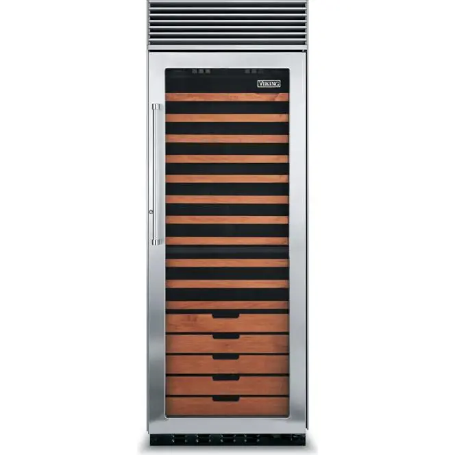 Viking Vcwd630-Sg41A 160-Bottle Dual-Zone Wine Cooler – Right-Hinged Climate-Controlled Cabinet 1