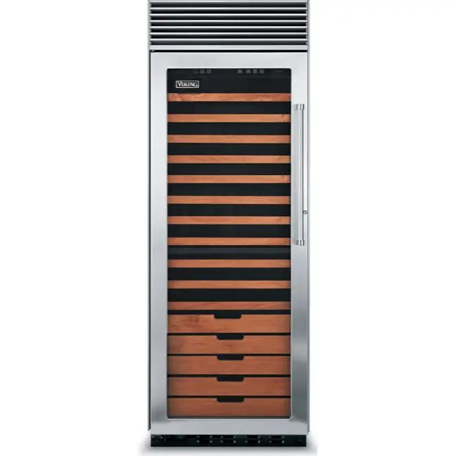 Viking Vcwd630-Sg51A 160-Bottle Dual-Zone Wine Cellar – Left-Hinged Temperature-Controlled Storage 1