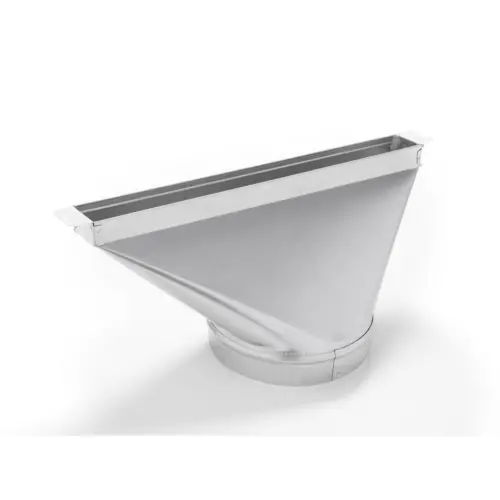 Viking Ventilation Transition Duct Adapter – 8-Inch Round To Rectangular, Model Hatkd8 1