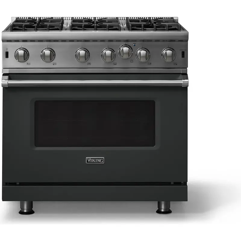 Viking Vgic53626Ban 36-Inch Freestanding Gas Range – Proflow™ Air Baffle & 6-Burner Performance 1