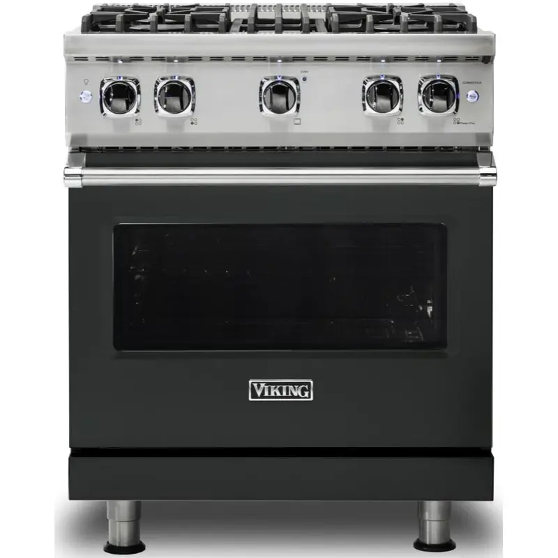 Viking Vgr530-4Ban 30-Inch Freestanding Gas Range Featuring Varisimmer™ Advanced Nano-Heat Control 1