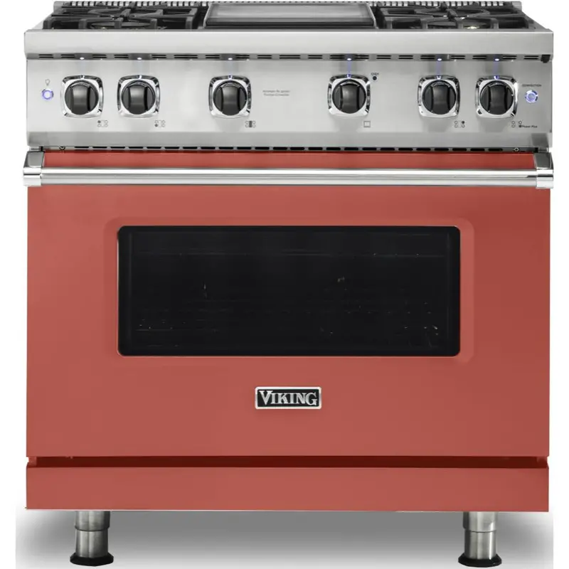 Viking Vgr536-4Gscbb 36-Inch High-Performance Gas Range With Gourmetglo™ 1