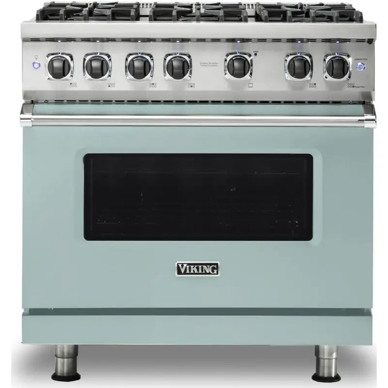 Viking Vgr536-6Bspbblp 36-Inch Freestanding Gas Range With Gourmetglo™ 1