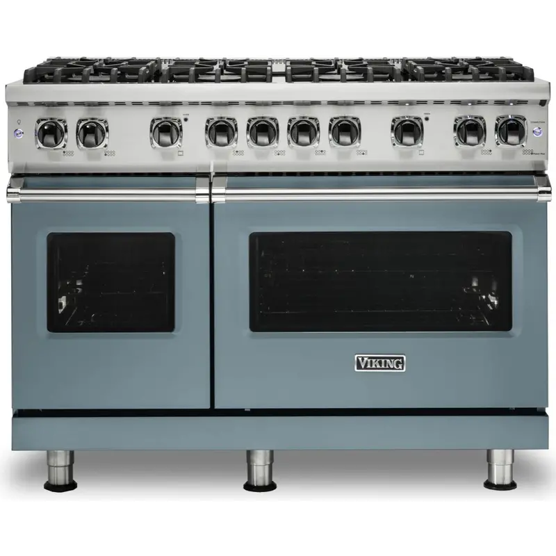 Viking Vgr548-8Bns 48-Inch Freestanding Gas Range With Varisimmer™ And Seamless Cooktop Design 1