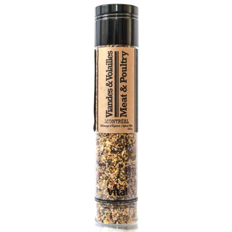 Vital Grill Montréal-Style Meat & Poultry Rub – 150G (Vgs1009-01) 1