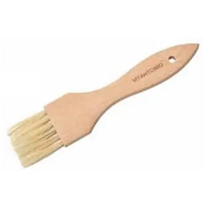 Vitantonio Natural Wooden Pastry Brush For Baking & Glazing (Model 8202) 1