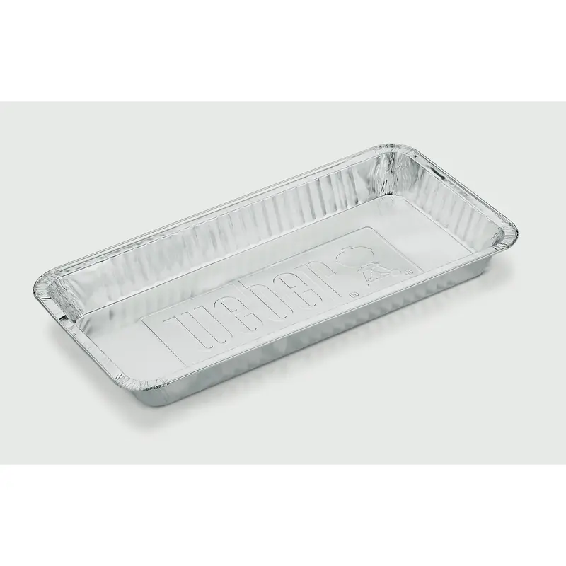 Weber 6454 Extra-Large Disposable Foil Drip Pans (5-Pack) – Fits 22" & 26" Charcoal Grills 1