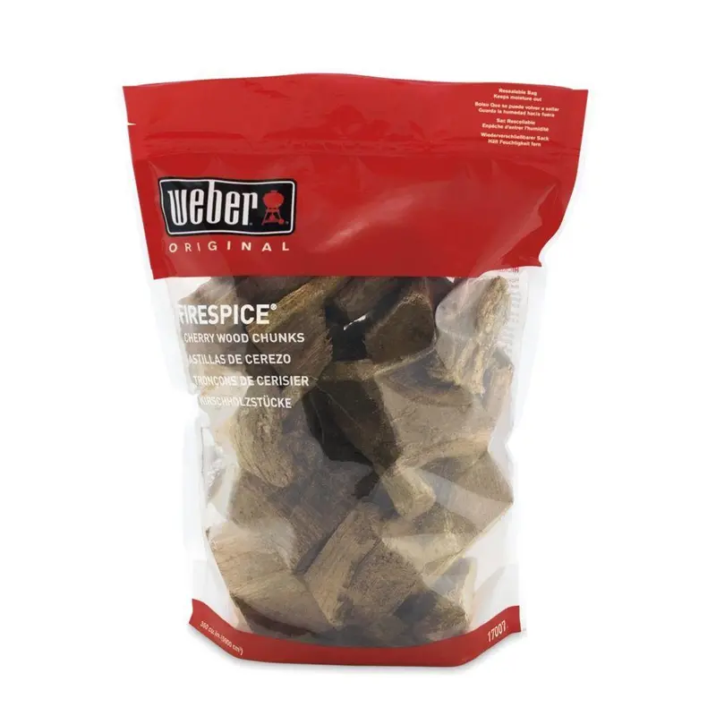 Weber Firespice Cherry Wood Smoking Chunks – 2 Lb (17142) 1
