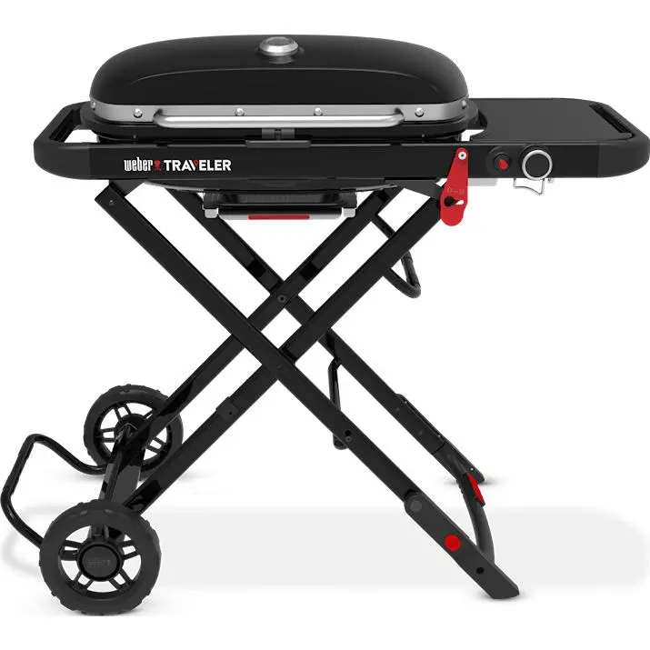 Weber Traveler Portable Gas Grill – Lp Fuel, Compact Design (Model 1501740) 1