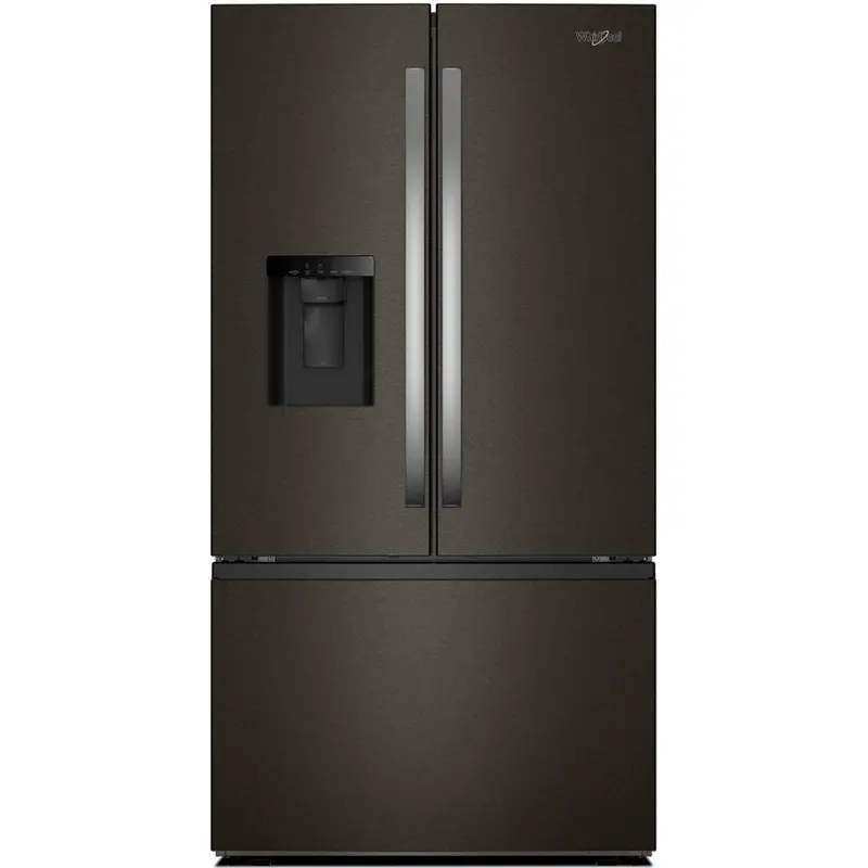 Whirlpool 36-In Freestanding French-Door Refrigerator – 30 Cu. Ft. Featuring Touchscreen Water/Ice Dispensing (Model Wrff3536Sv) 1