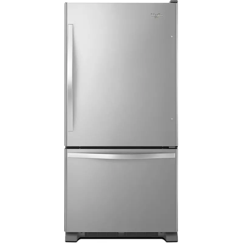Whirlpool Wrb322Dmbm 33-Inch 22 Cu. Ft. Bottom-Freezer Fridge Featuring Icemaker & Modern Design 1