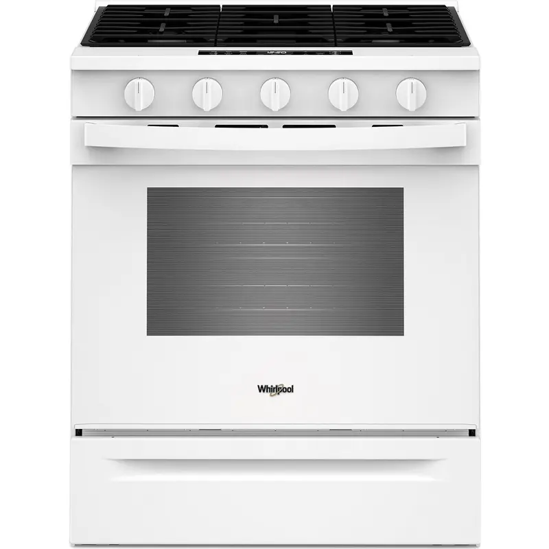 Whirlpool Wsgs5030Sw – 30" Stainless Steel Slide-In Gas Range With Smart Features 1