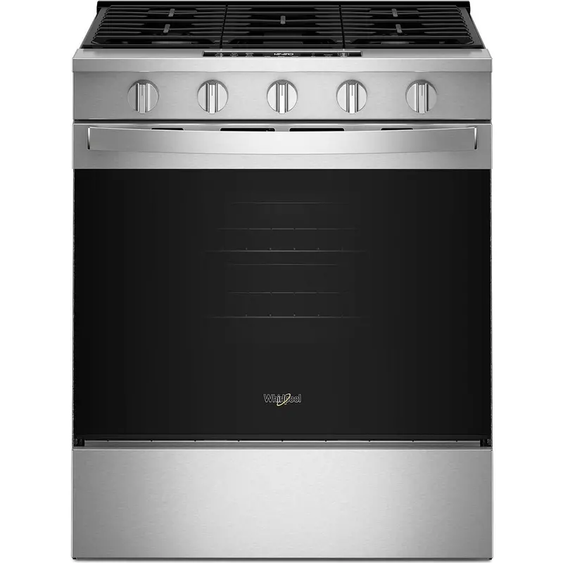 Whirlpool Wsgs5030Sz – 30" Slide-In Gas Range With Wi-Fi & Precision Cooking 1