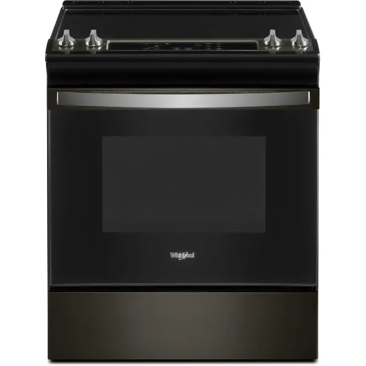 Whirlpool Ywee515S0Lv – 30-Inch Slide-In Electric Range With Frozen Bake™ (Black Stainless) 1