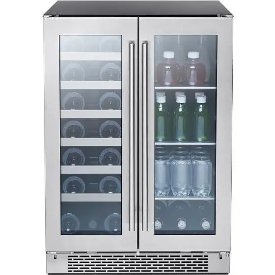Zephyr Bwb24C32Ag Presrv™ 5.15 Cu. Ft. Built-In Wine & Beverage Center With French Doors 1
