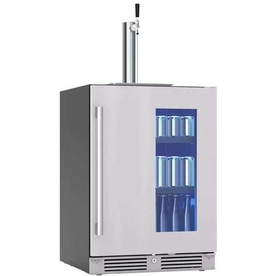 Zephyr Prkb24C01Ag 24-Inch Freestanding Beverage Center (6.0 Cu. Ft.) 1