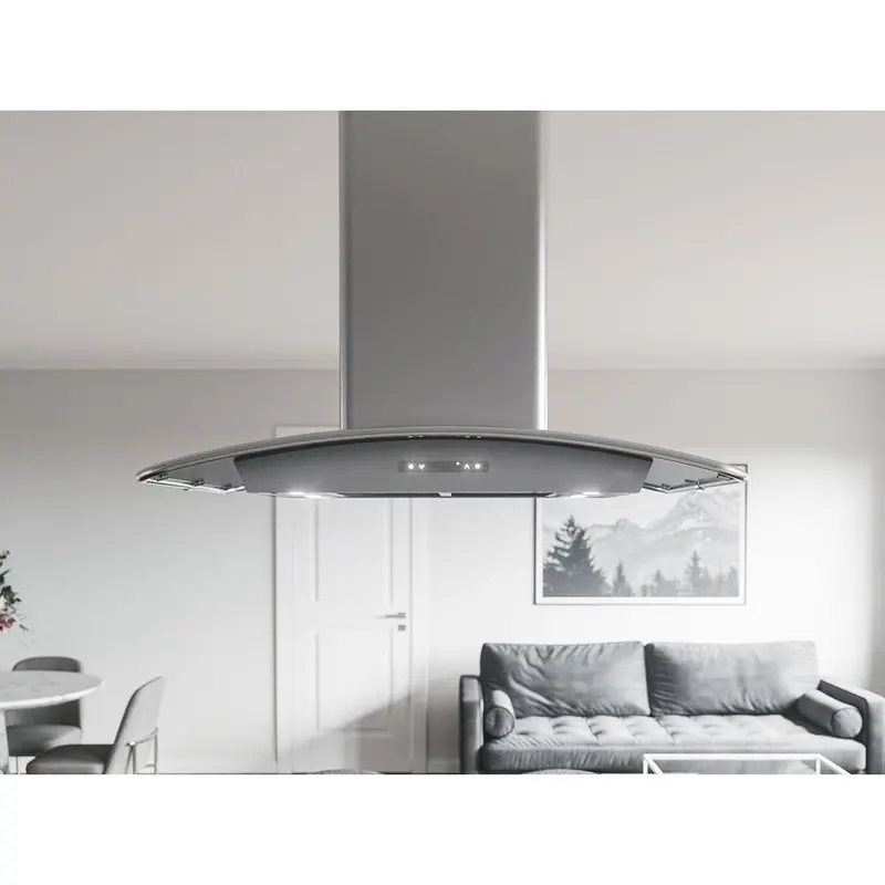 Zephyr Zml-M90Cs 36-Inch Milano Series Island Hood In Stainless Steel 1