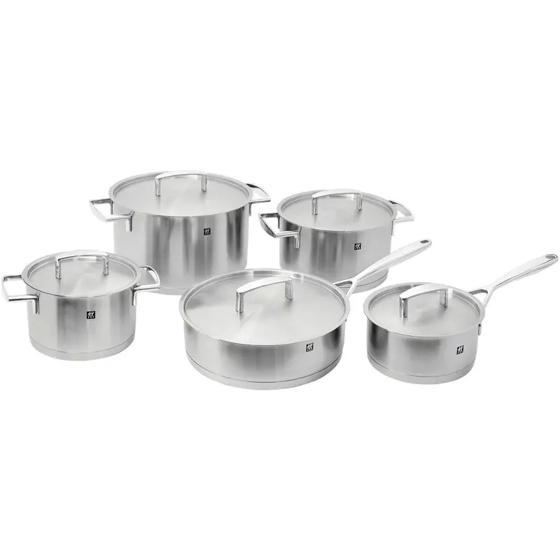 Zwilling 10-Piece Cookware Set – Complete Stainless Steel Kitchen Kit 1